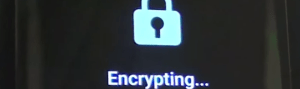 Encrypt a Galaxy S6 Edge -- "Encrypting Screen"